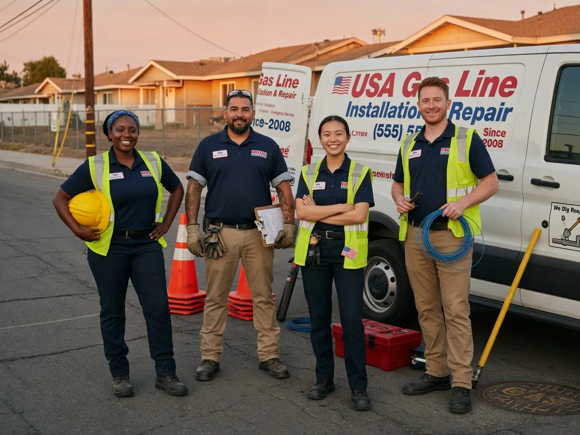 Gas Line Installation company in Hartshorne, OK
